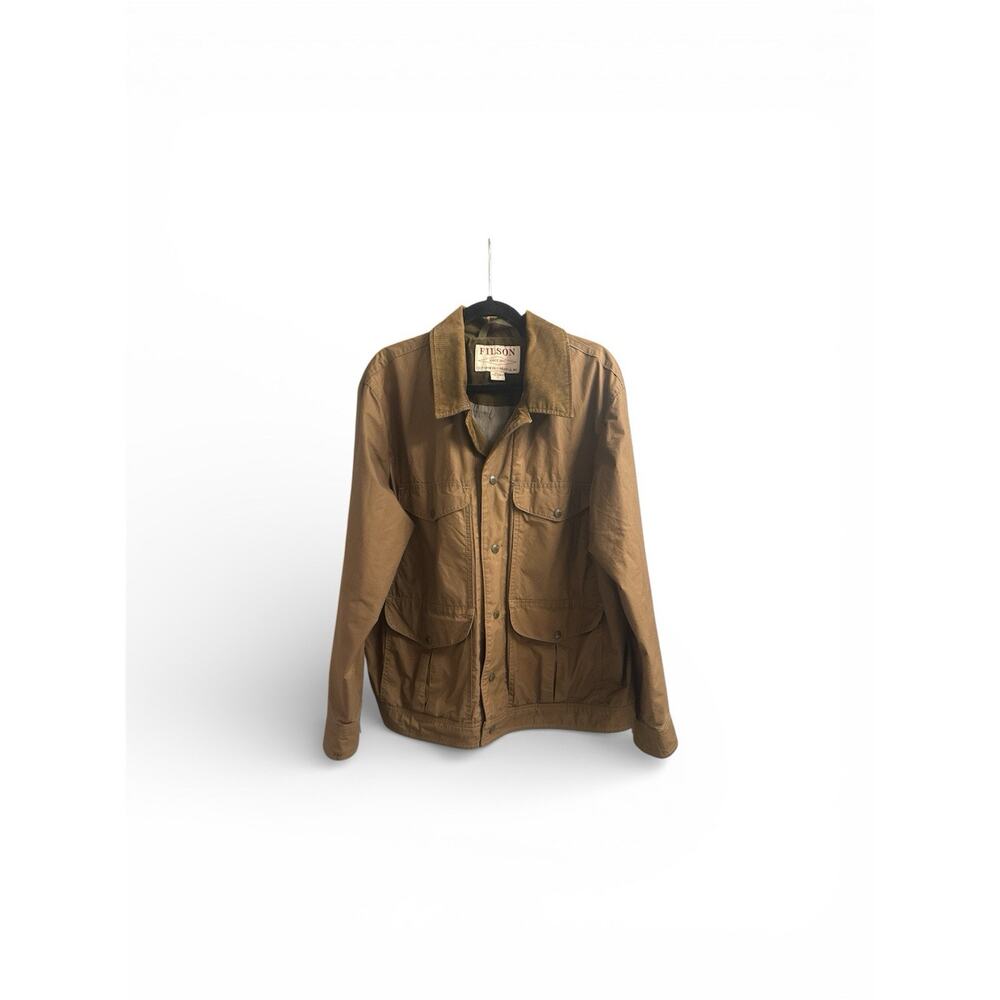 EUC Filson Jacket Mens Extra Large Tin Cloth Field Made In USA